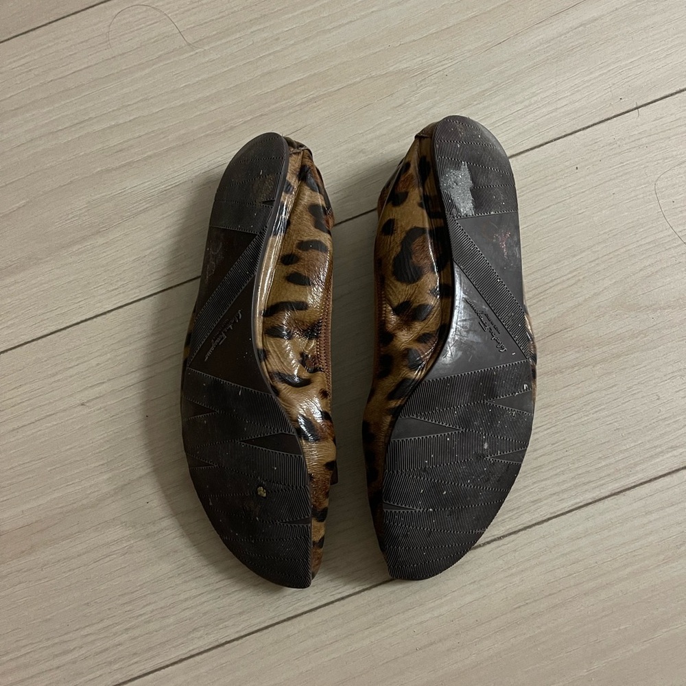 Leopard print Salvatore Ferragamo ballet shoes - Picture 3 of 3